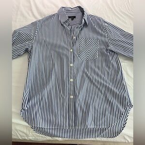 Rag & Bone Blue and white striped shirt size Medium